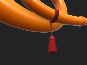 hunting horn Model 3D