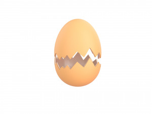 Egg shell 3D-Modell