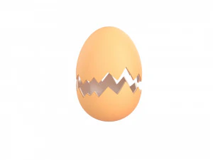 Egg shell 3D Model