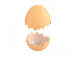 Egg shell 3D-Modell
