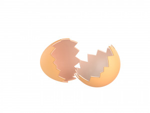 Egg shell 3D-Modell