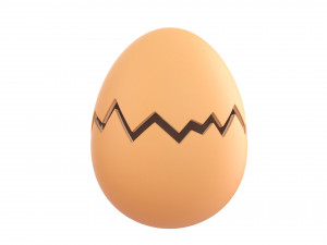 Egg shell 3D-Modell