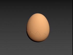 Egg shell 3D-Modell