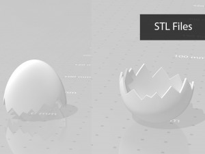 Egg shell 3D-Modell