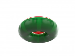 swimming ring watermelon Modelo 3D