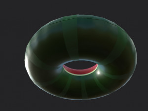 swimming ring watermelon Modelo 3D