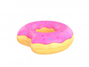 swimming ring donut 3D Модель