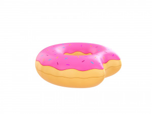 swimming ring donut 3Dモデル