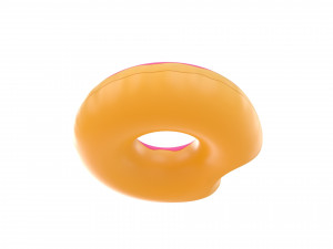 swimming ring donut 3Dモデル