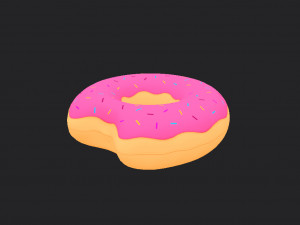 swimming ring donut 3Dモデル