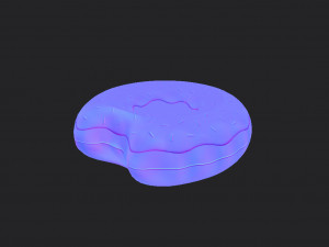 swimming ring donut 3Dモデル