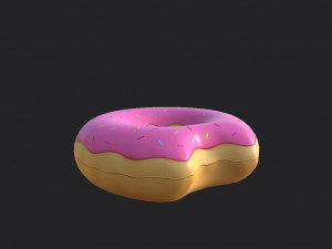 swimming ring donut 3Dモデル