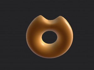 swimming ring donut 3Dモデル