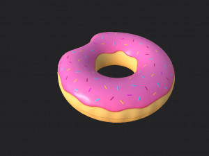 swimming ring donut 3Dモデル
