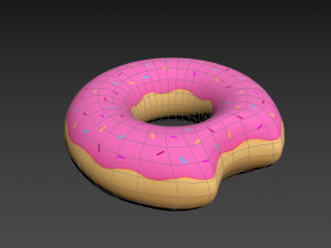 swimming ring donut 3Dモデル