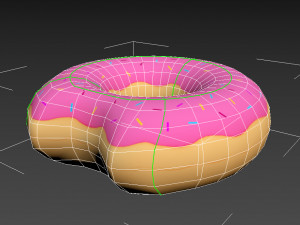 swimming ring donut 3Dモデル