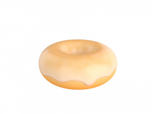 glazed donut Modèle 3D