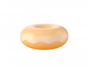 glazed donut 3D Model