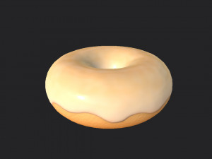 glazed donut 3D Model