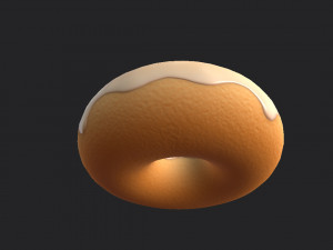 glazed donut 3D Model