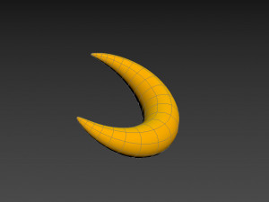 moon symbol 3D मॉडल