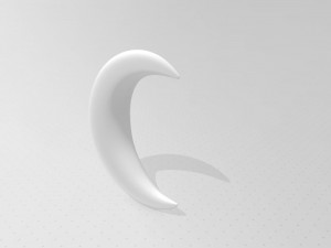 moon symbol 3D मॉडल
