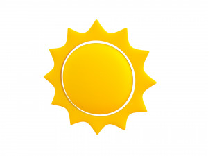 sun symbol 3D Model