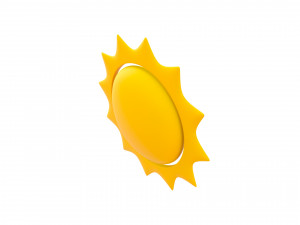 sun symbol 3D Модель
