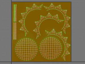 sun symbol 3D Модель