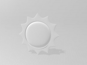 sun symbol 3D Модель