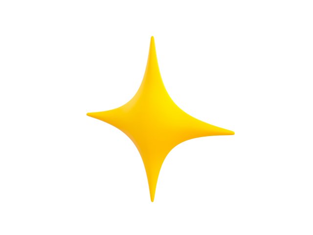 sparkle symbol 3D Model .c4d .max .obj .3ds .fbx .stl .blend 