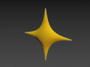 스파클 기호 3D 모델