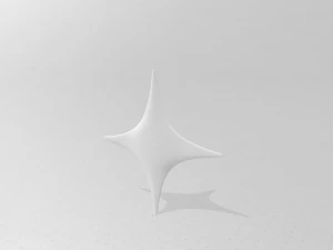 스파클 기호 3D 모델