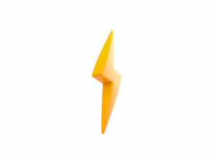 lightning symbol Modello 3D