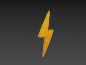 lightning symbol 3D Model
