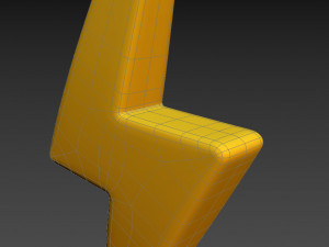 lightning symbol Modello 3D