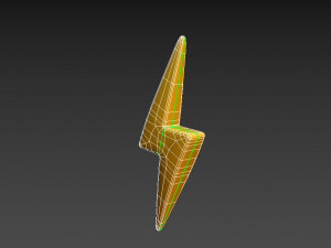 lightning symbol Modello 3D