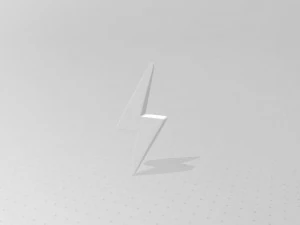 lightning symbol 3D Model