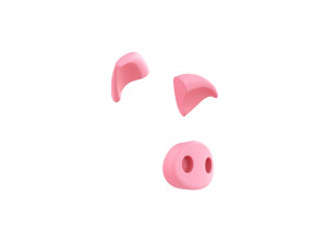 pig face 3D मॉडल
