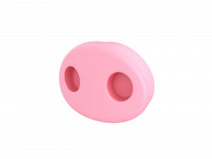 pig face 3D मॉडल