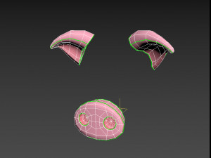 pig face 3D मॉडल