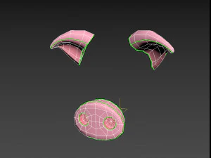 pig face 3D Model