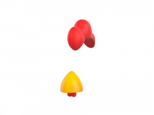 chicken face Modèle 3D