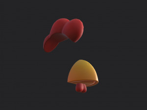 chicken face Modèle 3D