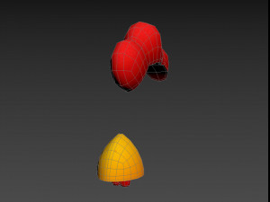 chicken face Modèle 3D