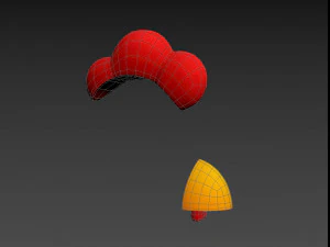 मुर्गे का चेहरा 3D मॉडल