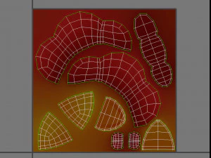 मुर्गे का चेहरा 3D मॉडल