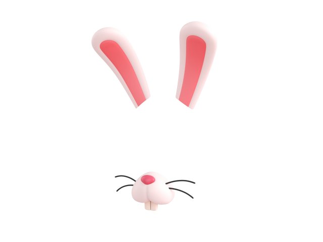 rabbit face Modèle 3D .c4d .max .obj .3ds .fbx .stl .blend 