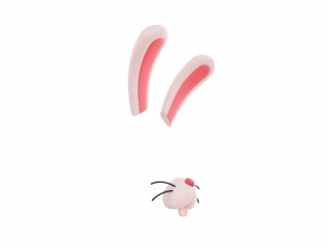 rabbit face Modèle 3D