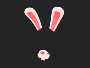 rabbit face Modèle 3D